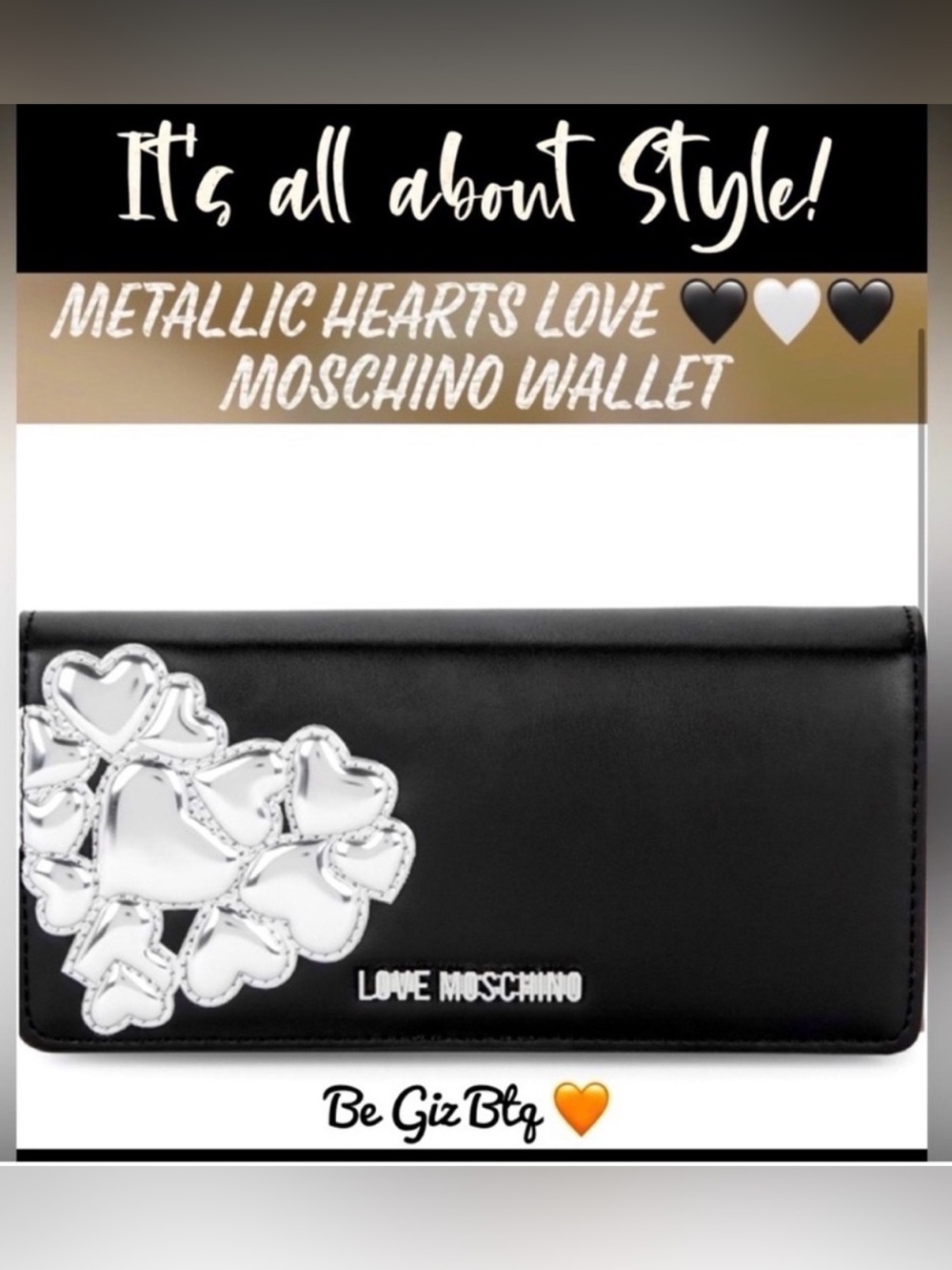 🆕 Authentic Love Moschino Wallet 🆑 At Awesome Prices To Buy Now & Save